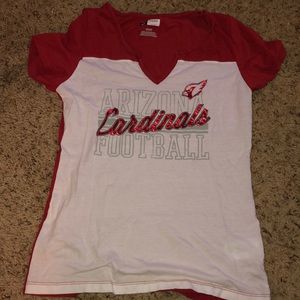 V- neck Cardinals Tee